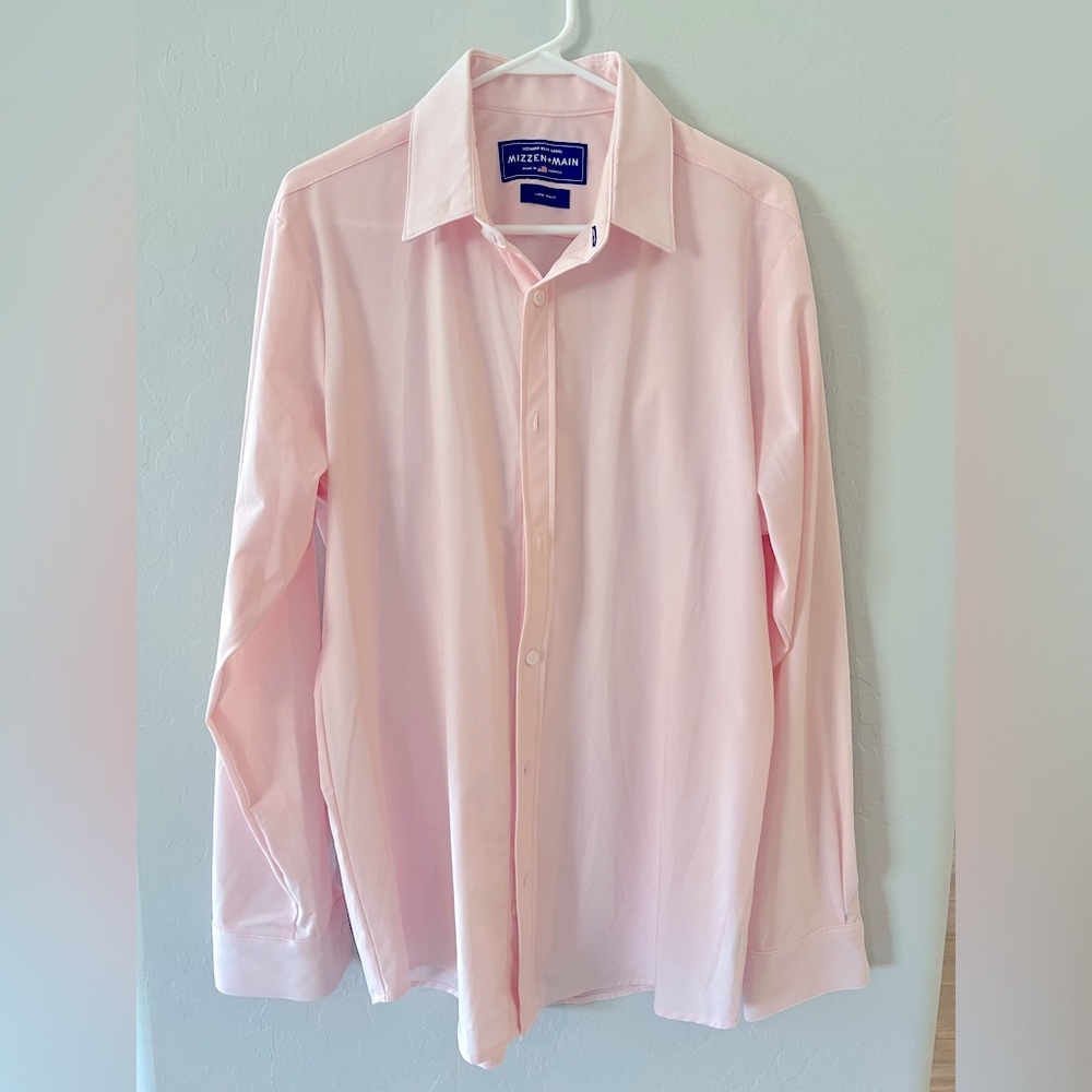 Mizzen & Main long sleeve button down. Size large slim fit. Perfect condition